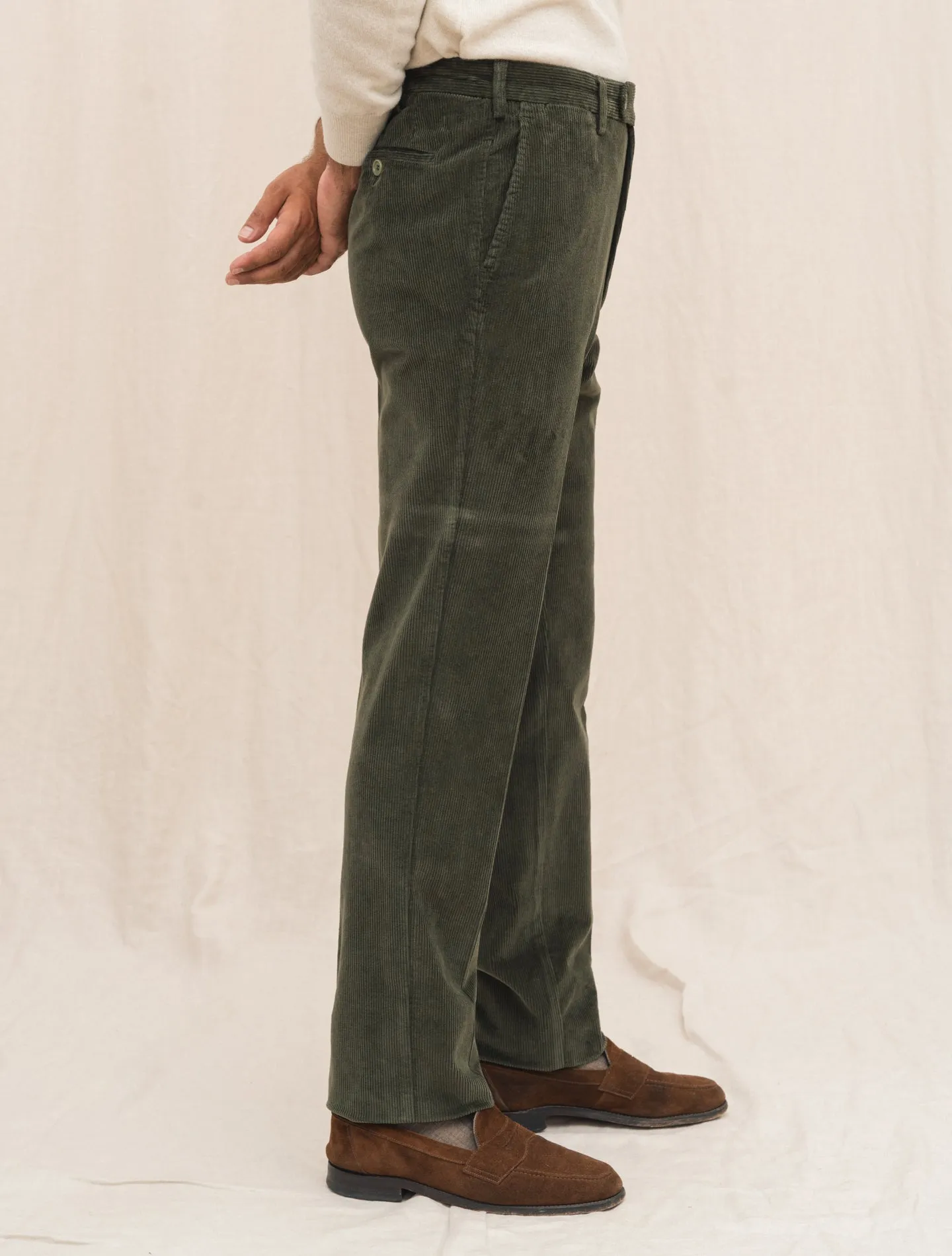 190 Corduroy Trousers Green