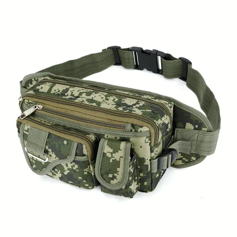 27x11x16cm Multifunctional Outdoor Fishing Tackle Waist Bag Bolsa Outdoor Fanny Waist Pack Army Tactical Waist Bag Belt Pouch