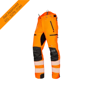 ATHV4070 Breatheflex Pro Chainsaw Trousers Design C Class 1 - Hi-Vis Orange