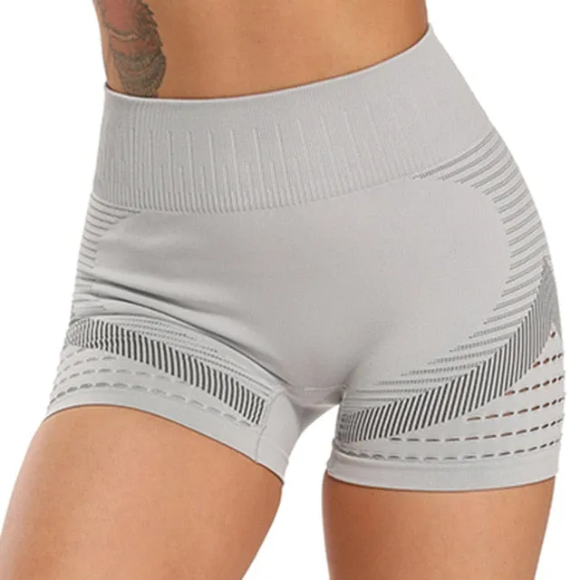 Biker's Gauge High Waist Wicking Active Shorts