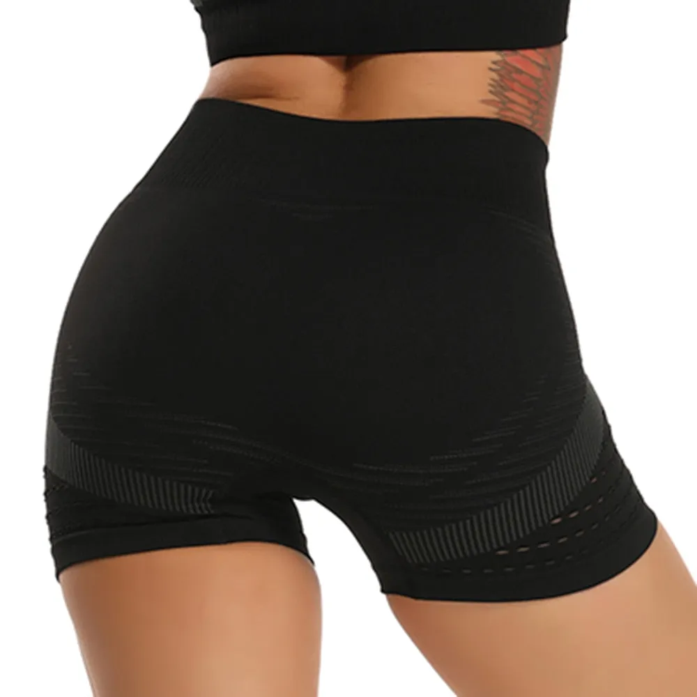 Biker's Gauge High Waist Wicking Active Shorts