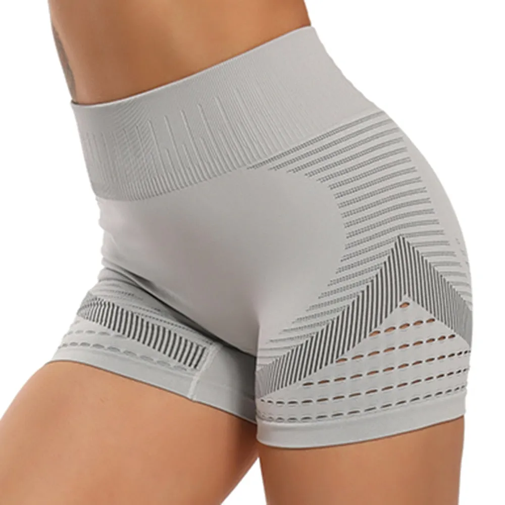 Biker's Gauge High Waist Wicking Active Shorts