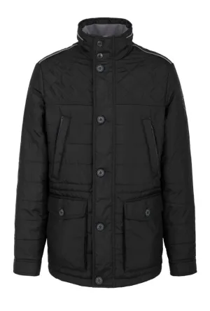 Bugatti Quilted Jacket, Black