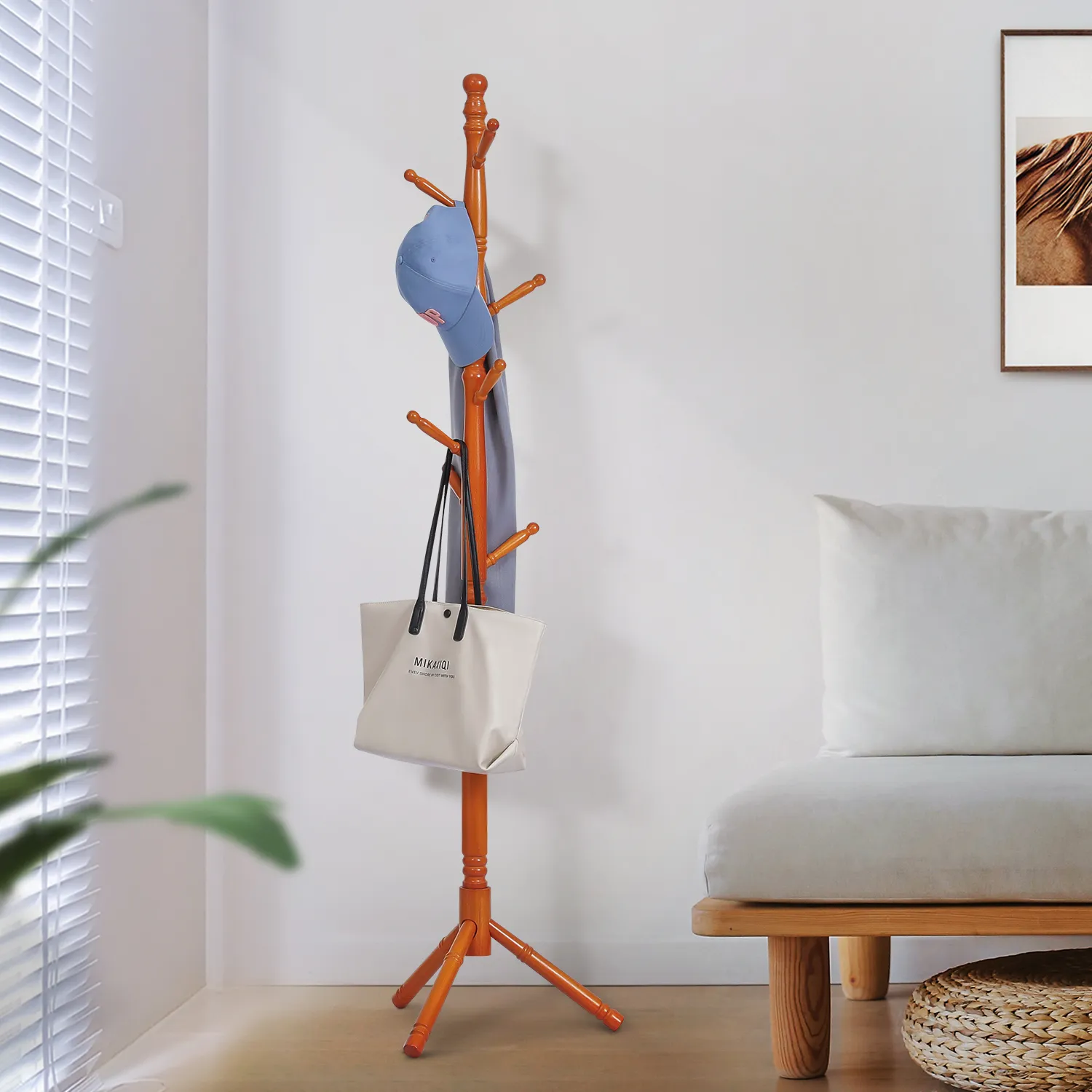 Coat Tree Stand - Vintage - Tripod