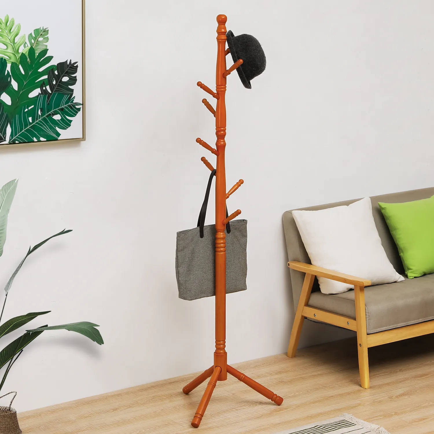 Coat Tree Stand - Vintage - Tripod