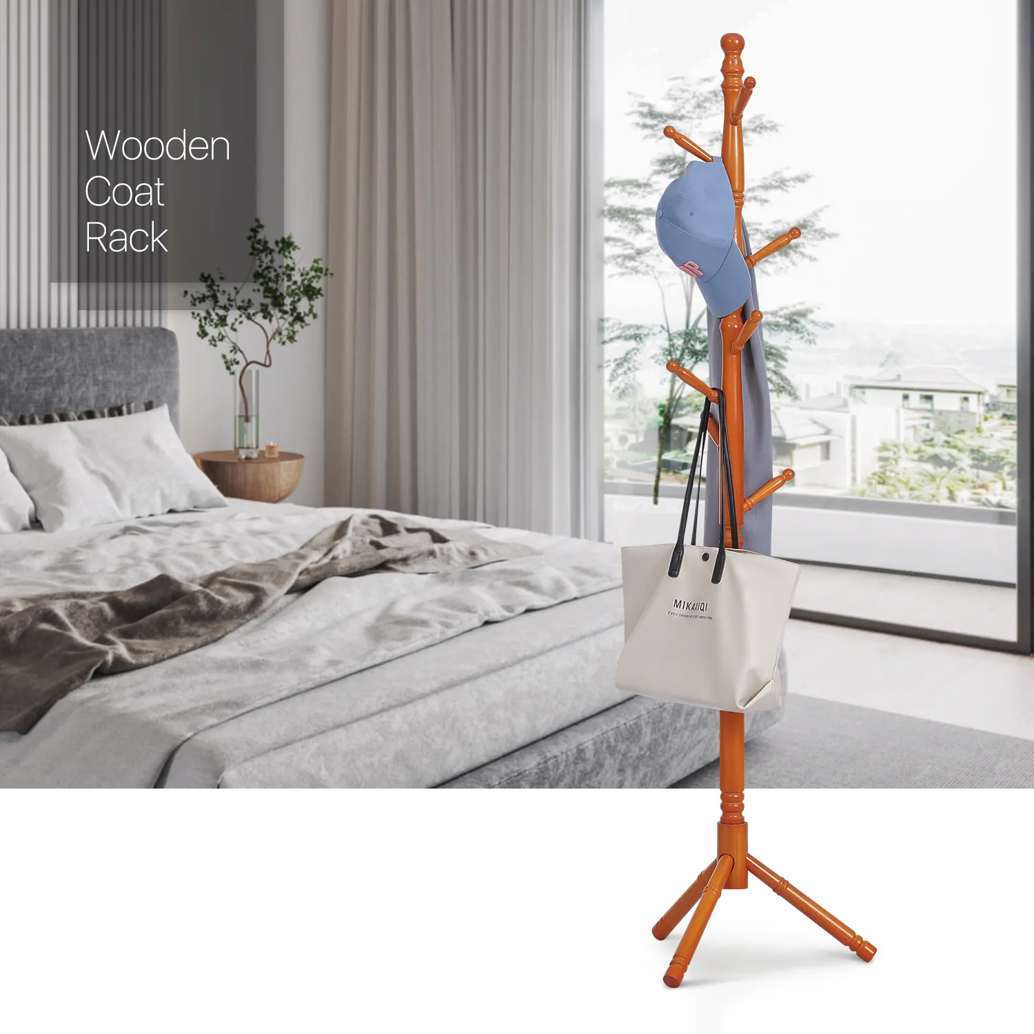 Coat Tree Stand - Vintage - Tripod