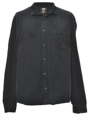 Corduroy Navy Classic Shirt - L