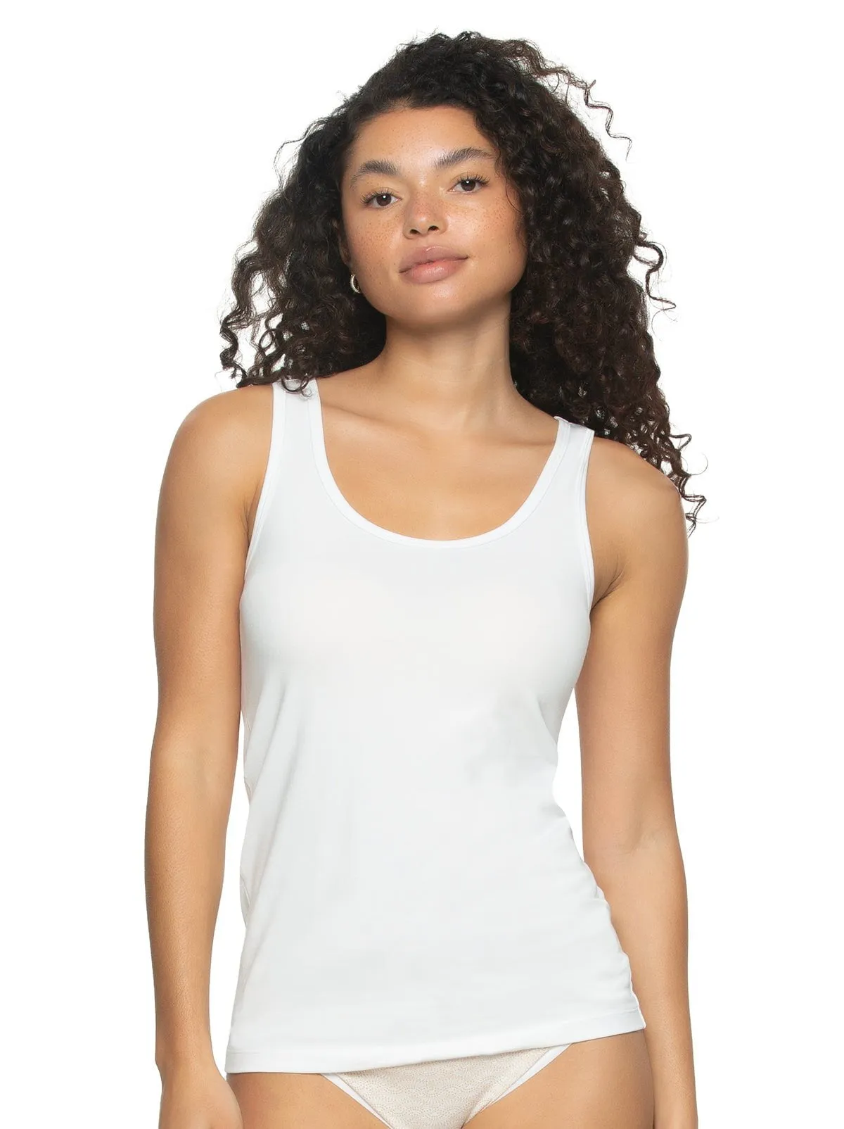 Cotton Modal Stretch Layering Tank Top 2-Pack