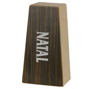 DISPLAY CLEARANCE - NATAL CJBGSE CAJON BONGO NATURAL EBONY NATCJBGSE