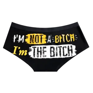 Dream Apparel I'M NOT A BITCH I'M THE BITCH Men's Underwear Boxer Low Rise Brief Underpants Shorts