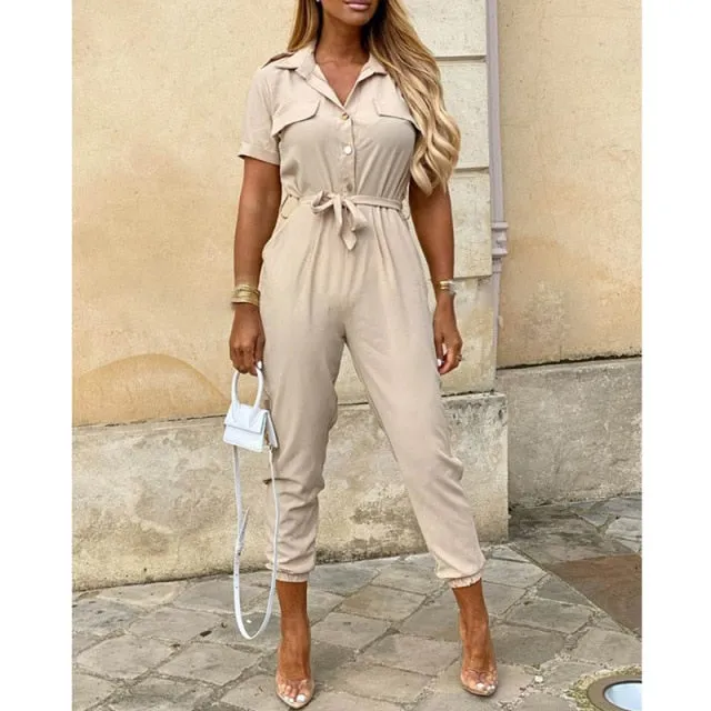 Fashion Print Comfortable Boho JumpSuits for Women