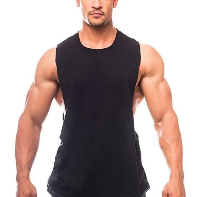 Fitness Sportwear Vest T-Shirt For men