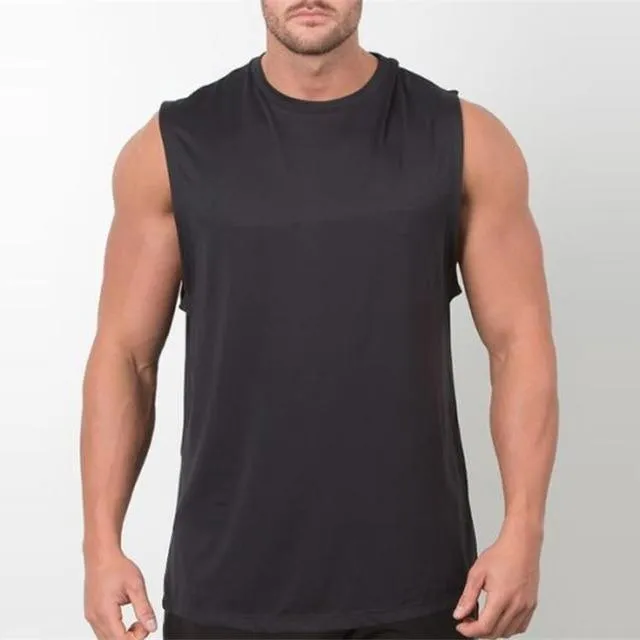 Fitness Sportwear Vest T-Shirt For men