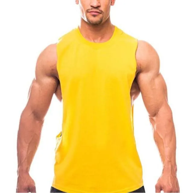 Fitness Sportwear Vest T-Shirt For men