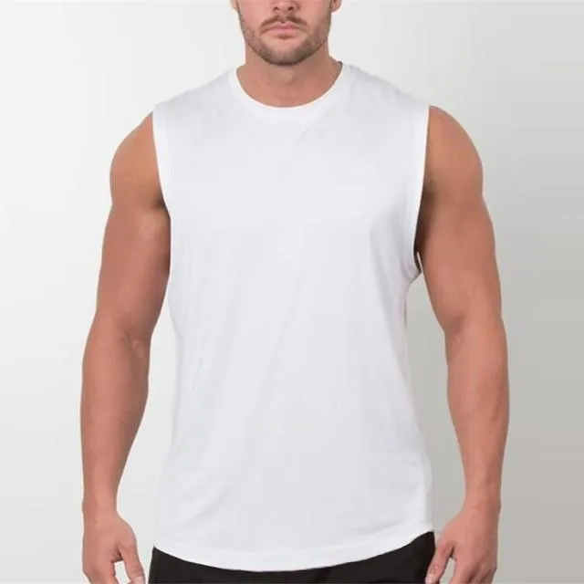 Fitness Sportwear Vest T-Shirt For men