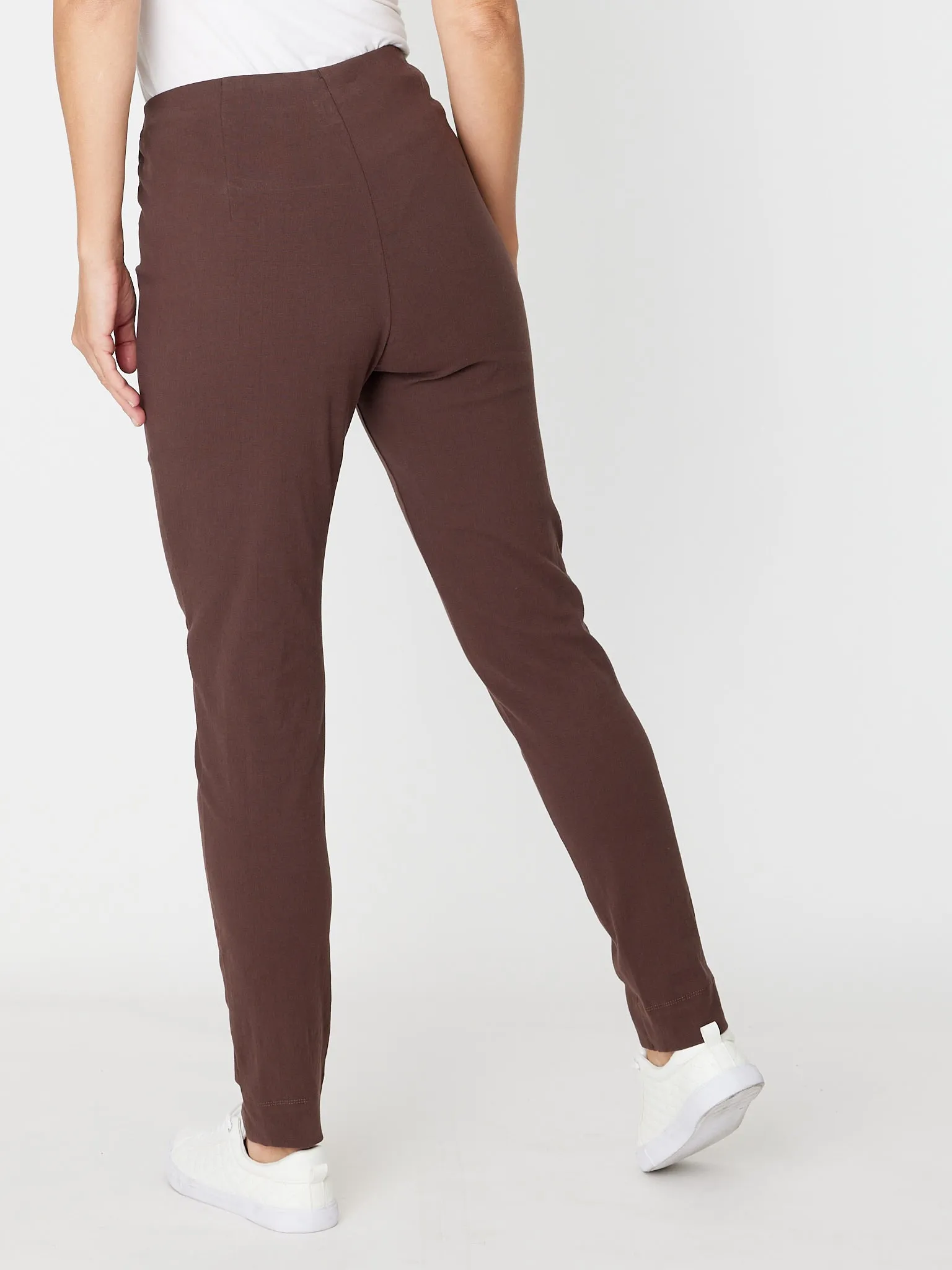 FULL LENGTH COTTON (COTTOLENE - the new bengaline) PANT - ESPRESSO - 25963 - SW