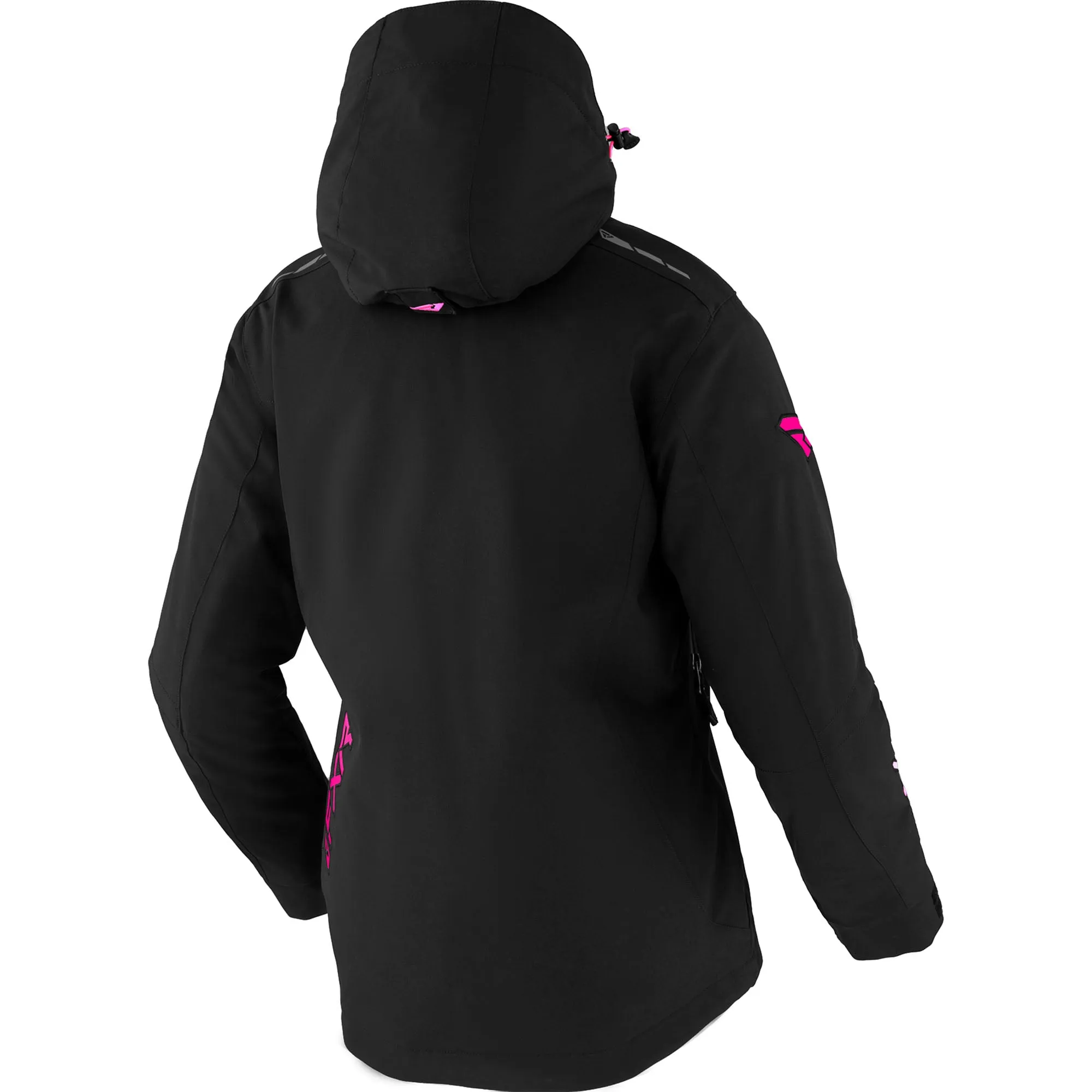 FXR  Womens Edge Snowmobile Jacket ACMT Black Electric Pink Raspberry Fade