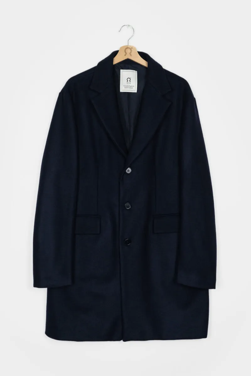 Gilberto Men's Coat Recycled Wool