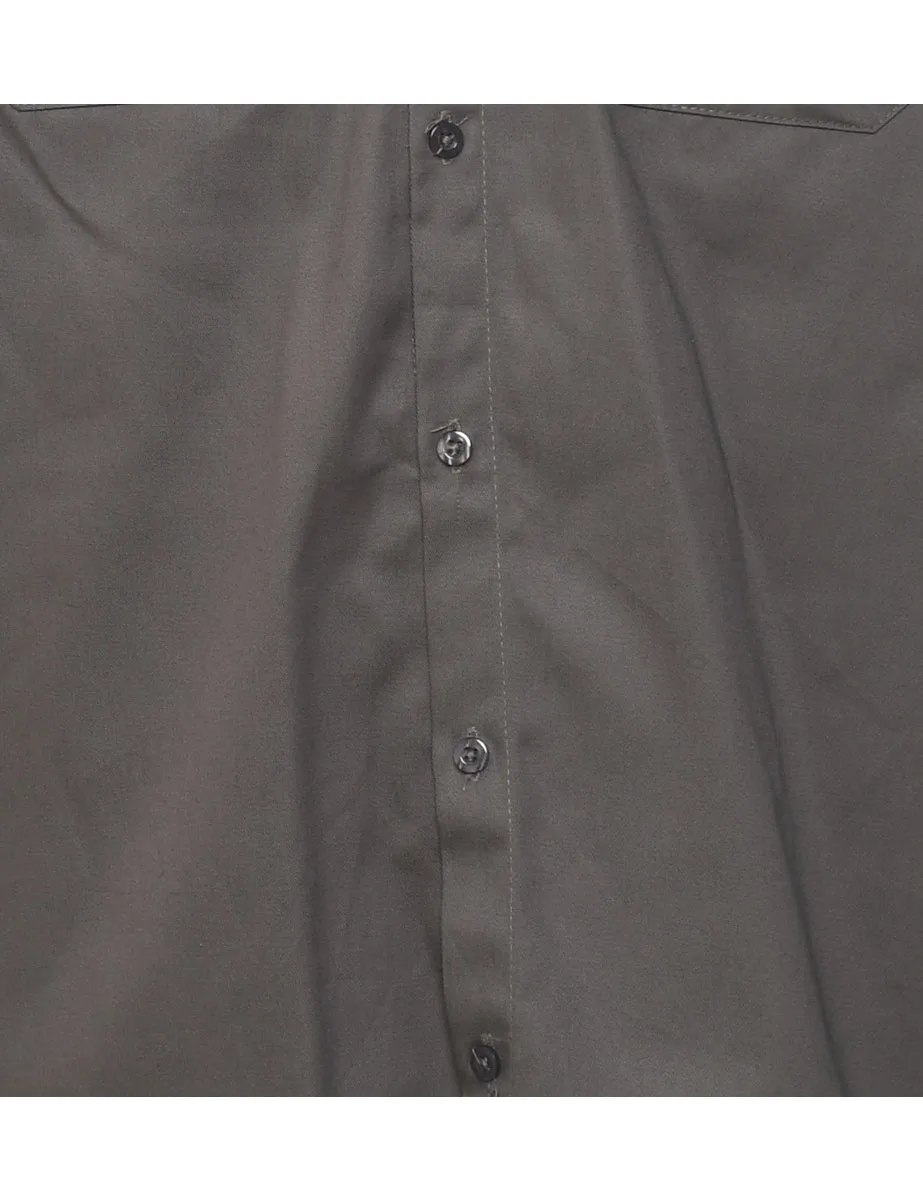 Grey Classic Workwear Shirt - L