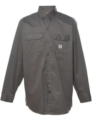 Grey Classic Workwear Shirt - L