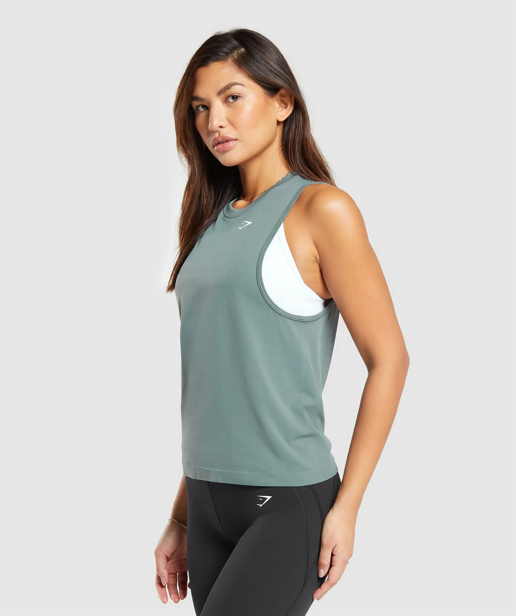 Gymshark Everyday Seamless Tank - Cargo Teal