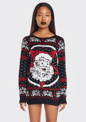 Hail Santa Christmas Sweater