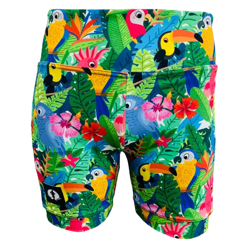 High Waist Funky Pants - Fowl Play