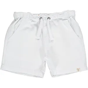 Me & Henry Hugo Twill Shorts in White