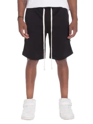 Mens Checkered Stripe Track Shorts