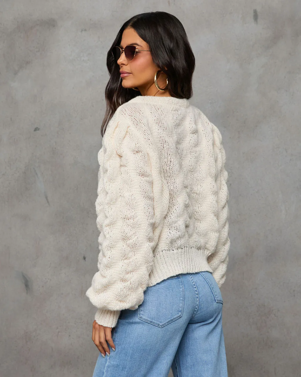 Moon Sky Chunky Knit Cardigan