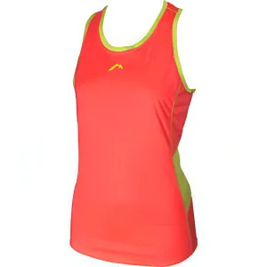 More Mile Racer Back Womens Running Vest - Pink