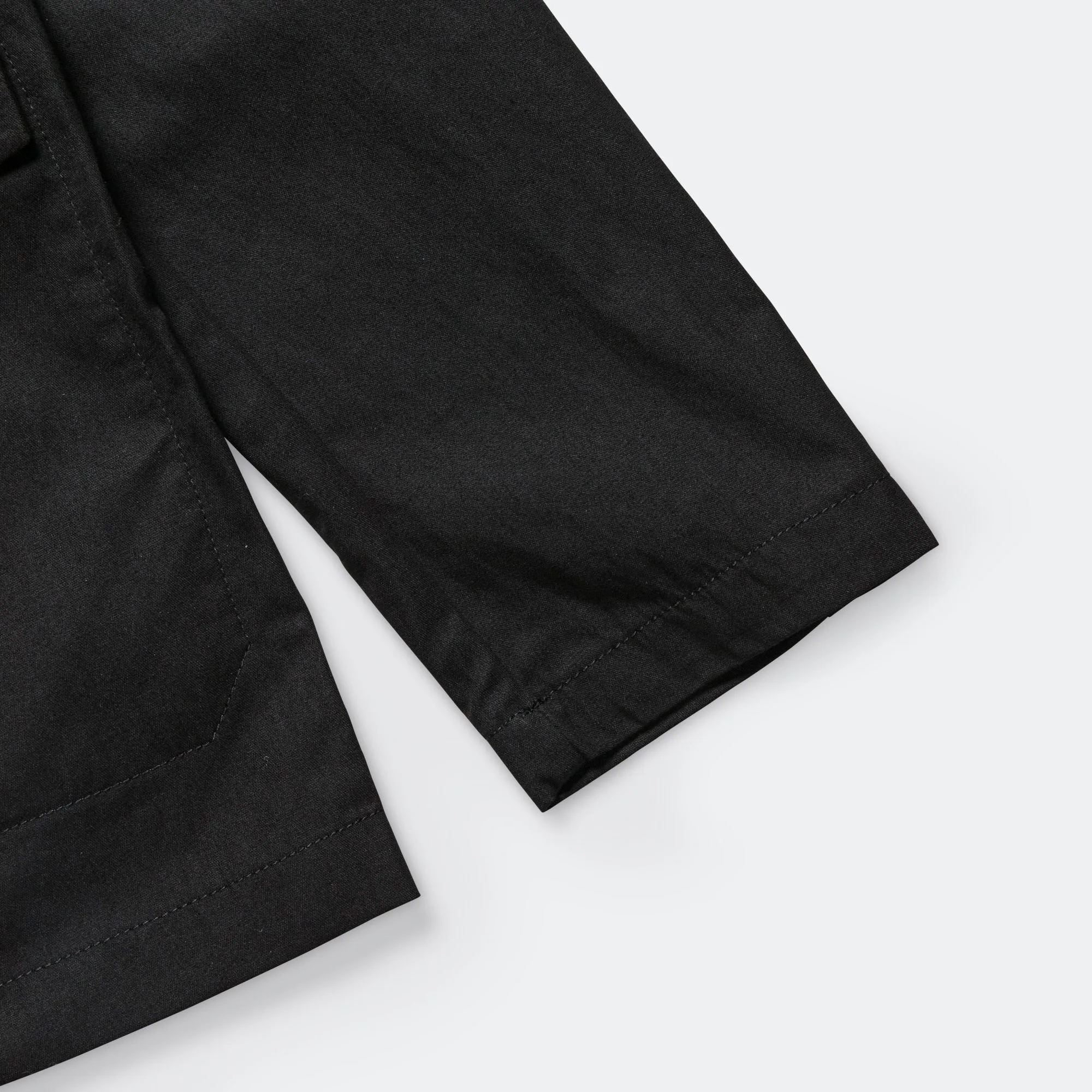 Nilas Fine Broken Twill Work Jacket - Black