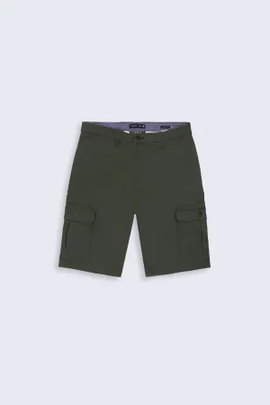 Olive Cargo Shorts