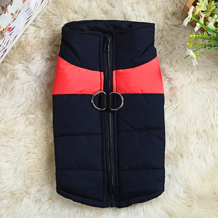 PETRAVEL Waterproof Dog Coats With Harness Hole