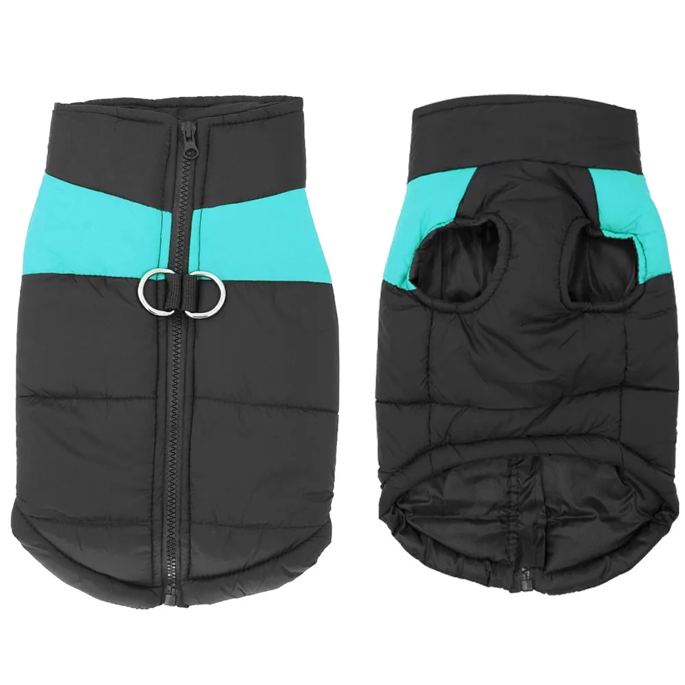 PETRAVEL Waterproof Dog Coats With Harness Hole