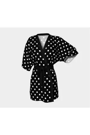 Polka-dots Kimono Robe