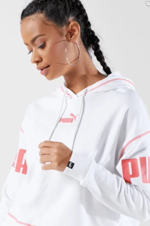 PUMA POWER Hoodie TR Puma White