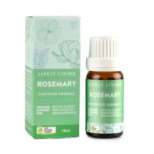 Rosemary Essential Oil Certified Organic 10ml