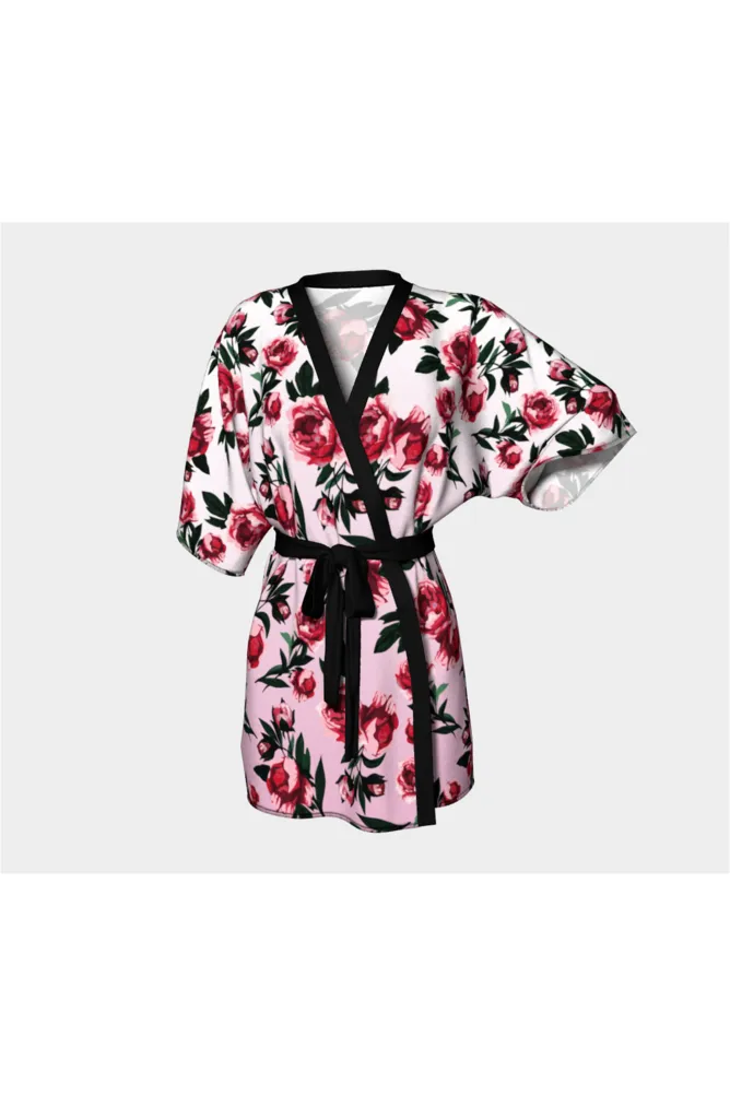 Rosy Outlook Kimono Robe