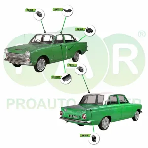 Rubber Kit For Ford Cortina 62-66