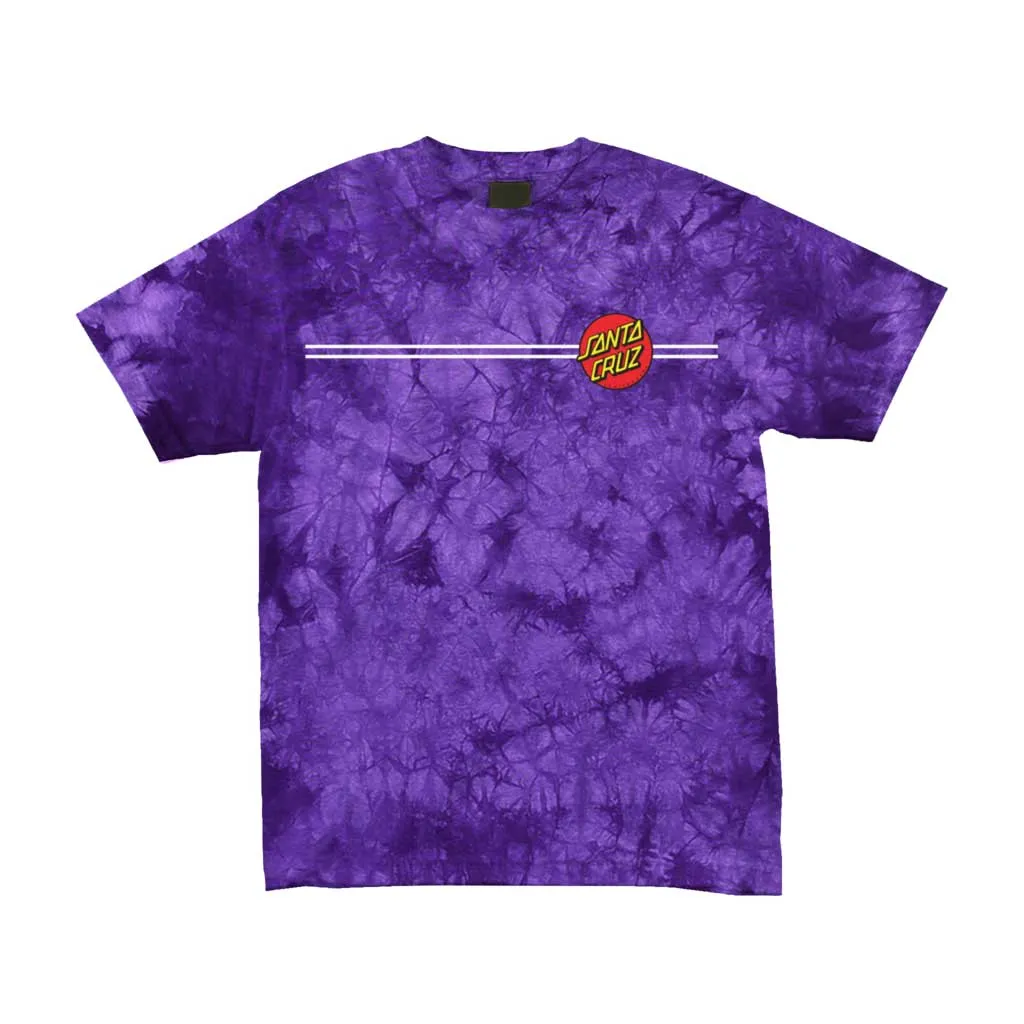 Santa Cruz Classic Dot S/S T-shirt - Purple Crystal Wash