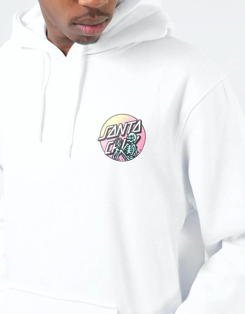 Santa Cruz Dope Planet Pullover Hoodie - White