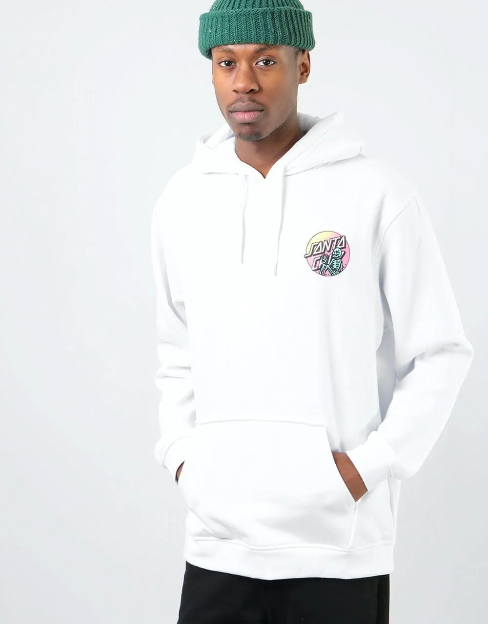 Santa Cruz Dope Planet Pullover Hoodie - White