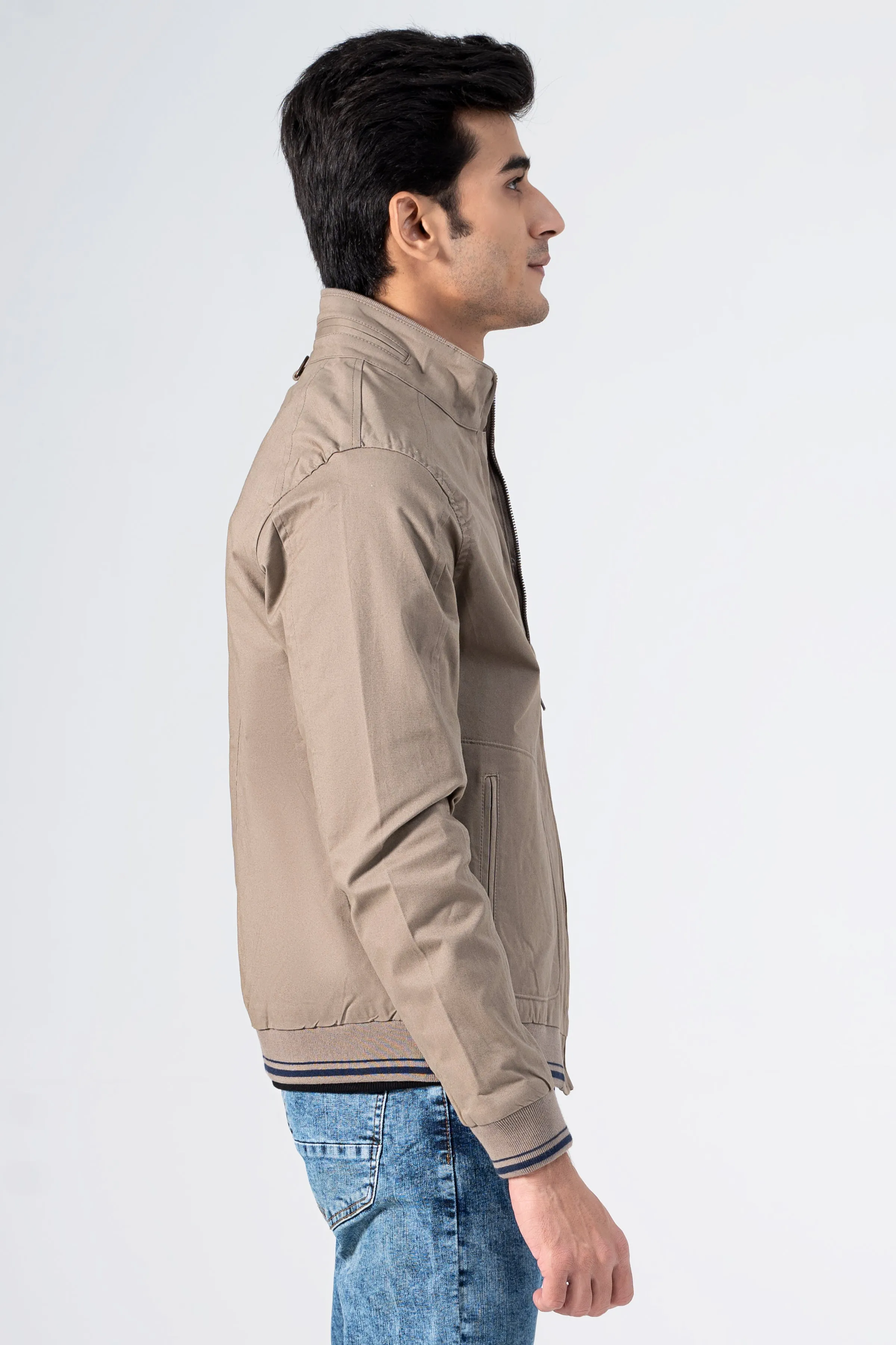 Tipping Cotton Jacket khaki