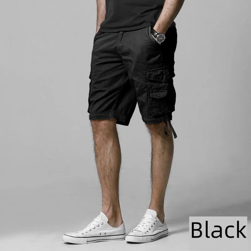 Trendy  Machi Casual Multi-Pocket  Shorts