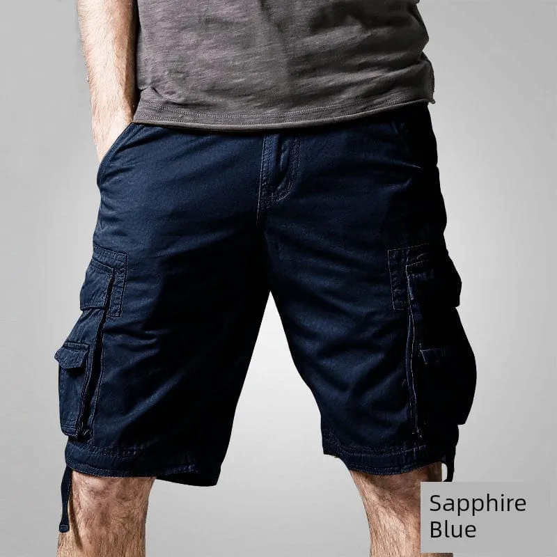 Trendy  Machi Casual Multi-Pocket  Shorts