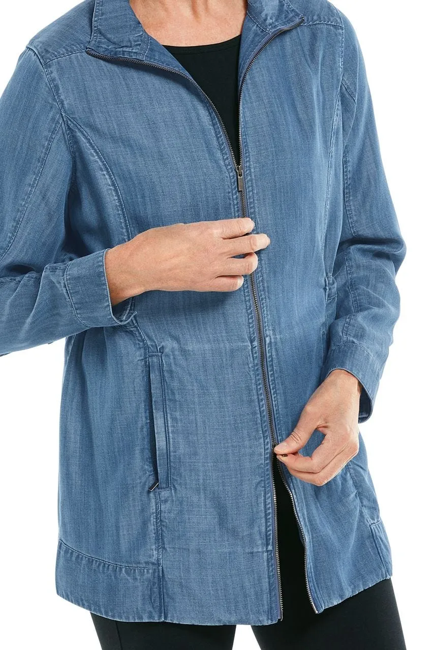 Women's Chambray Daylee Jacket | Light Indigo Chambray