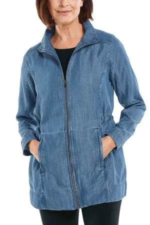 Women's Chambray Daylee Jacket | Light Indigo Chambray