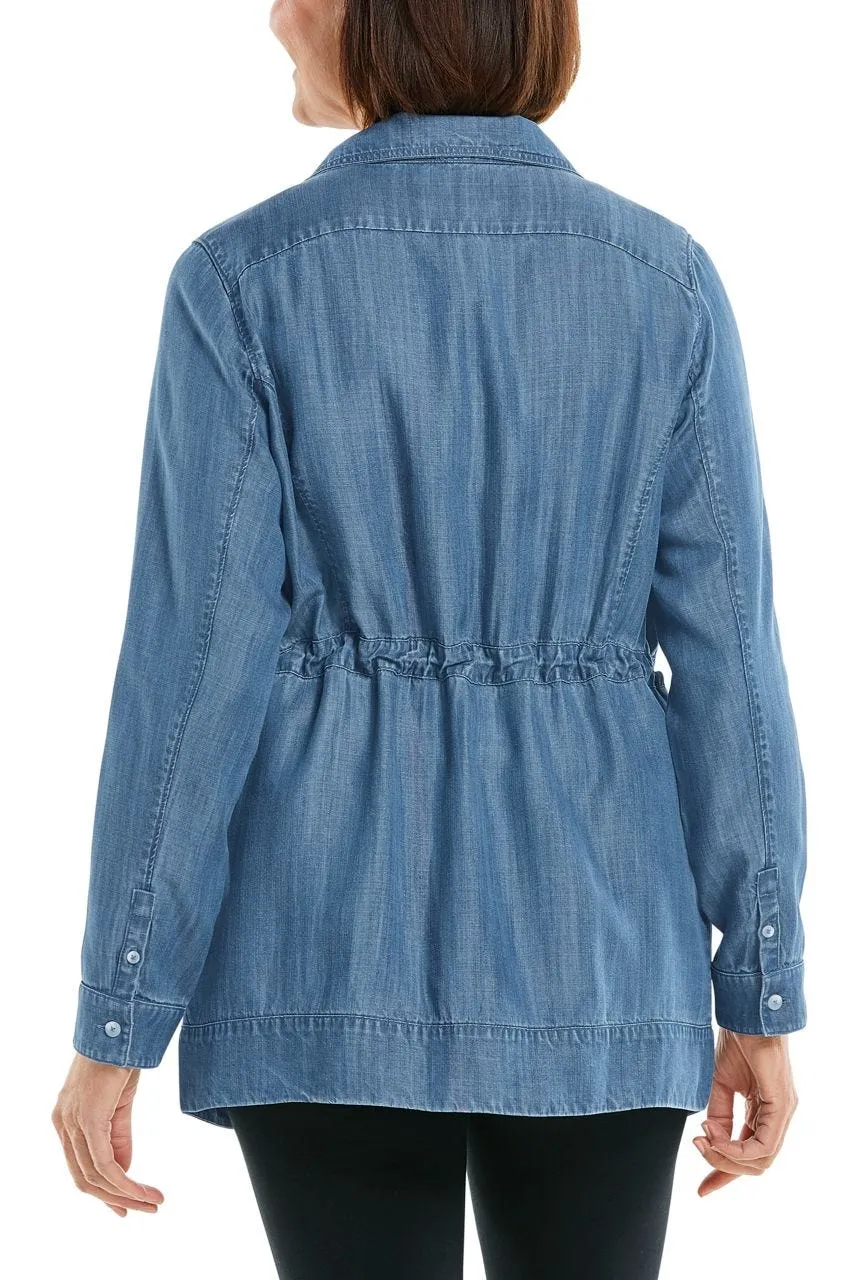 Women's Chambray Daylee Jacket | Light Indigo Chambray