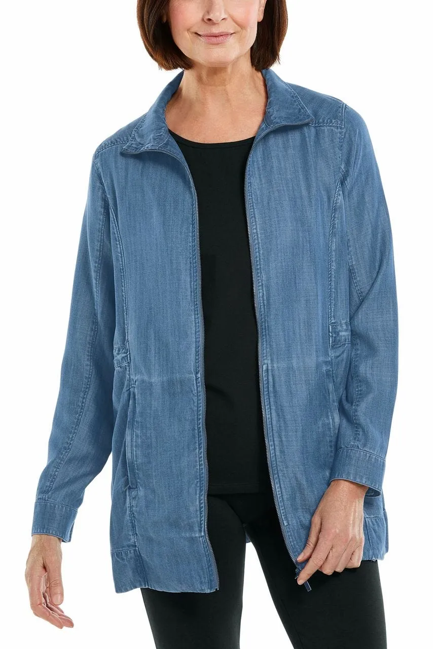 Women's Chambray Daylee Jacket | Light Indigo Chambray